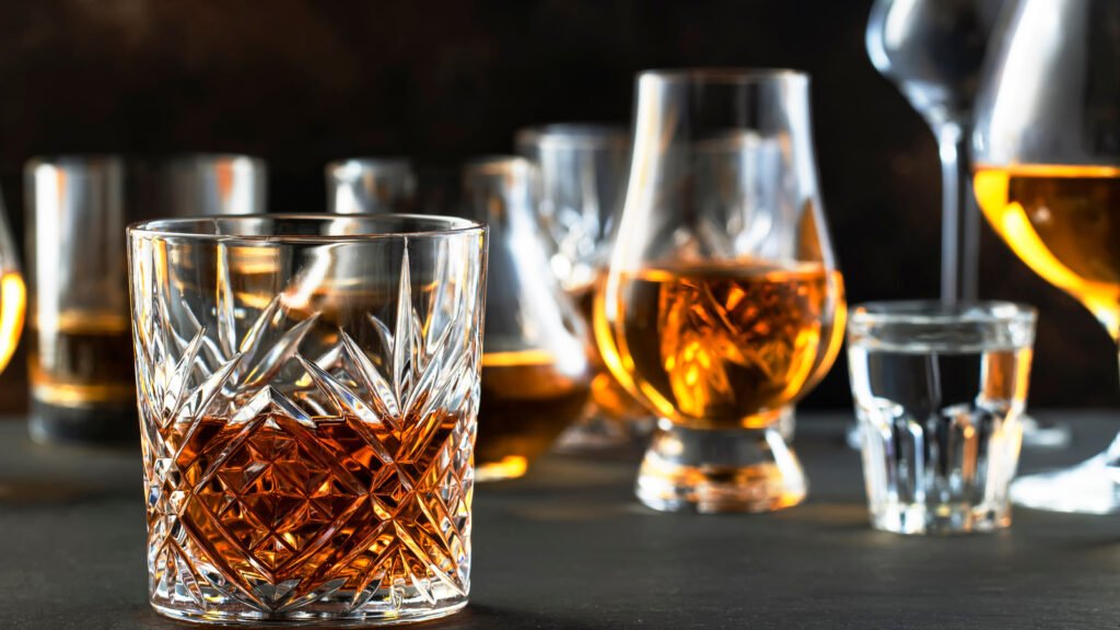 Glass Of Bourbon Wshiskey